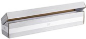 HEAVY DUTY ALUMINIUM FOIL DISPENSER SILVER 440MM X 90M X 25MU