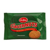 SNACK PACK GRIFFINS WRAPPED GINGERNUTS SINGLES CARTON OF 80