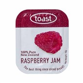 TOAST RANGE RASPBERRY JAM 15G SINGLE TRAY OF 48