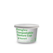 REYNARD COMPOSTABLE DENTURE CUP AND LID SET OF 50 EACH