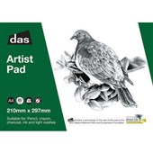 DAS SKETCH PAD WOOD PIGEON A4 60 LEAF