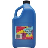 5 STAR TEMPERA POSTER PAINT WASHABLE BOTTLE 2L BLUE