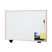 QUARTET ECONOMY WHITEBOARD NONMAGNETIC 900 X 600MM PINE FRAME