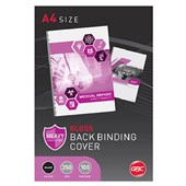 GBC IBICO BINDING COVER GLOSS 250GSM A4 WHITE PACK 100