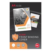 GBC IBICO BINDING COVER 250 MICRON A4 CLEAR PACK 25