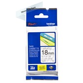 BROTHER TZE141 LAMINATED LABELLING TAPE 18MM BLACK ON CLEAR