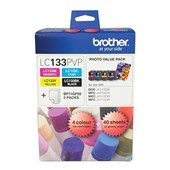 BROTHER LC133 INK CARTRIDGE PHOTO VALUE PACK