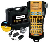 DYMO 5200 RHINO INDUSTRIAL LABEL MAKER HARD CASE KIT