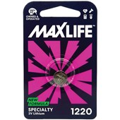 MAXLIFE BATTERY LITHIUM CR1220 3 VOLT