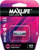 MAXLIFE BATTERY ALKALINE A23 12 VOLT