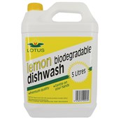 LOTUS DISHWASHING LIQUID BEST VALUE LEMON BIODEGRADABLE 5L