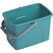 HARVEYS BUCKET RECTANGLE WITH HANDLE AND WATER POURER 10L GREEN