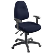 EDEN SPECTRUM 3 OFFICE CHAIR 3LEVER HEAVY DUTY WITH ARMS QUANTUM NAVY