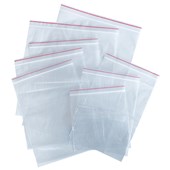 MINIGRIP PLASTIC BAG RESEALABLE 50MU W230 X L305MM CLEAR PACK 100