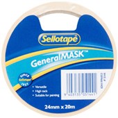 SELLOTAPE MASKING TAPE W24MM X L20M BEIGE