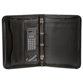 SPIRAX ZIPPERED 4 RING BINDER COMPENDIUM A4