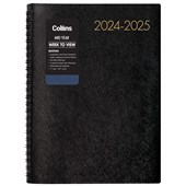 COLLINS BOSTON MID YEAR APPOINTMENT DIARY A5 WEEK TO VIEW WIRO 20242025