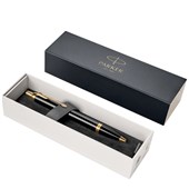 PARKER IM BALLPOINT PEN BLACK GOLD FINISH TRIM