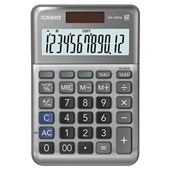 CASIO DESKTOP CALCULATOR BIZ STYLE MS120FM 12 DIGIT GREY