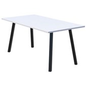 MODELLA II TABLE W1500 X D750 X H720MM BLACK FRAME SNOWDRIFT