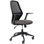 MONDO SOHO TASK CHAIR BLACK WITH ARMS