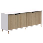 ACCENT OSLO CREDENZA W1800 X D450 X H720MM CLASSIC OAKWHITE