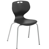 EDEN OMNI STACKER 4 LEG CHAIR BLACK