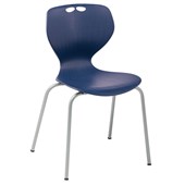 EDEN OMNI STACKER 4 LEG CHAIR NAVY