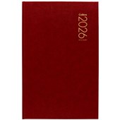 COLLINS DIARY 81A W125 X L195MM RED DAY PER PAGE EVEN YEAR