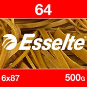 ESSELTE SUPERIOR RUBBER BANDS SIZE 64 500G BAG