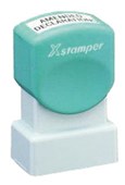XSTAMPER N28 CUSTOM MADE STAMP W100 X L65MM