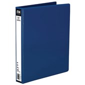 FM INSERT RINGBINDER POLYPROPYLENE 2D 26MM A4 MID BLUE