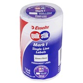 QUIKSTIK MARK I PRICING GUN LABEL PERMANENT 1500 LABELSROLL 22 X 12MM WHITE PACK 5