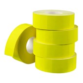 QUIKSTIK MARK I PRICING GUN LABEL REMOVABLE 1500 LABELSROLL 22 X 12MM FLUORO YELLOW PACK 5