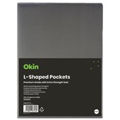 OKIN LSHAPED POCKET A4 SMOKE PACK 12