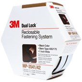 DUAL LOCK FASTENING SYSTEM 3M MP354142 BLACK W25MM X L45M MINI PACK