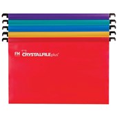 FM CRYSTAFILE SUSPENSION FILE FOOLSCAP ASSORTED COLOURS PACK 10