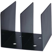 ESSELTE SWS MOULDED BOOK RACK BLACK