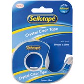 SELLOTAPE OFFICE TAPE ON DISPENSER W19MM X L10M CLEAR