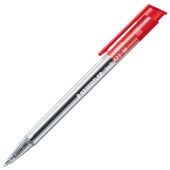 STAEDTLER BALL 423 BALLPOINT PEN RETRACTABLE MEDIUM 045MM RED