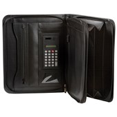 SPIRAX EXECUTIVE ZIPPERED COMPENDIUM A4 BLACK