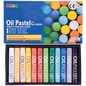 MUNGYO GALLERY OIL PASTEL ASSORTED COLOURS BOX 12