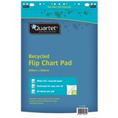 QUARTET FLIPCHART PAD RECYCLED 20 SHEET 75GSM