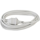 SANSAI POWER CABLE EXTENSION LEAD 10M WHITE