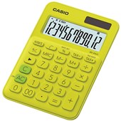 CASIO DESKTOP CALCULATOR MS20UC 12 DIGIT YELLOW