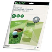 LAMINATING POUCH LEITZ ILAM A4 80 MICRON BOX OF 25