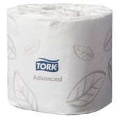 TORK 234 T4 TOILET TISSUE ADVANCED CONVENTIONAL SOFT 2 PLY EMBOSSED W100MM X 44M 400 SHEETS PER ROLL CTN 48