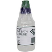 HELPIT EYE BATH WITH SALINE 500ML BOTTLE