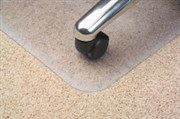 MARBIG ROLLAMAT CHAIRMAT PVC KEYHOLE MEDIUM PILE CARPET 1140 X 1340MM