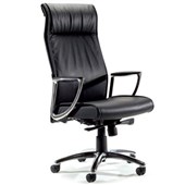 KNIGHT BENTLEY EXECUTIVE CHAIR 1LEVER LEATHER BLACK